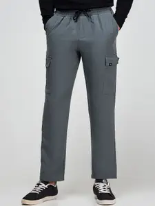 Red Flame Men Cargos Trousers
