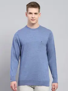 Monte Carlo Men Round Neck Woollen Pullover Sweater