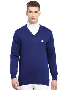 Monte Carlo Men V-Neck Woollen Pullover Sweater