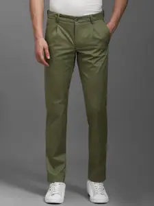 Louis Philippe Sport Men Slim Fit Pleated Trousers