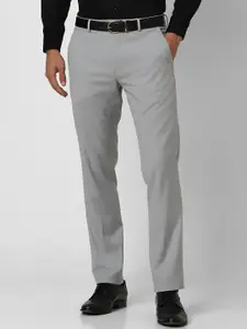 Van Heusen Men Slim Fit Mid-Rise Formal Trouser