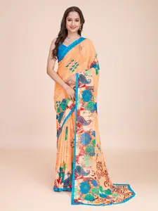 KALINI Floral Printed Saree
