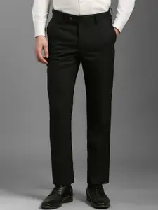 Louis Philippe Men Slim Fit Mid-Rise Formal Trousers