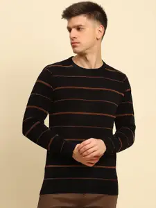 Global Republic Men Striped Pullover Sweaters