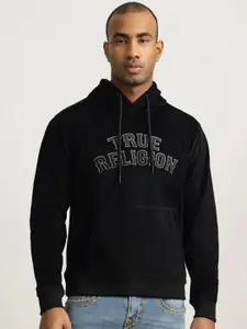 True Religion Men Embroidered Hooded Sweatshirt