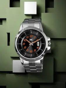 Killer Men Dial & Stainless Steel Bracelet Style Straps Analogue Watch KLMO70B