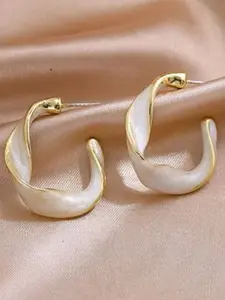 Celestique Contemporary Hoop Earrings