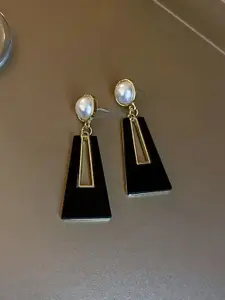 Celestique Pearls Contemporary Drop Earrings