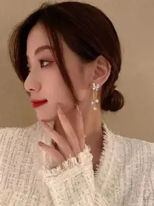 Celestique Gold-Plated Butterfly Shaped Studs