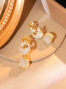 Celestique Contemporary Pearls Drop Earrings