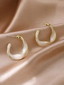 Celestique Contemporary Hoop Earrings
