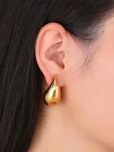 Celestique Gold-Plated Teardrop Shaped Studs