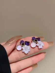 Celestique Artificial Beads Contemporary Studs