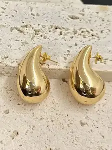 Celestique Gold-Plated Waterdrop Shaped Studs