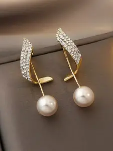 Celestique Gold-Plated Contemporary Studs