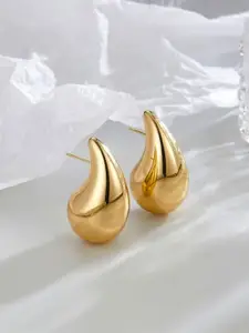 Celestique Gold-Plated Teardrop Shaped Studs