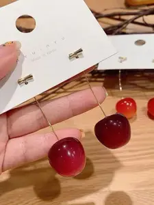 Celestique Gold-Plated Contemporary Drop Earrings