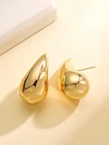 Celestique Gold-Plated Teardrop Shaped Studs