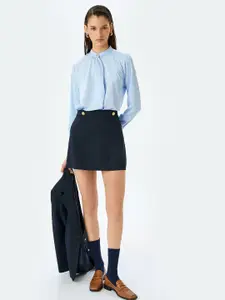 Koton Women Mandarin Collar Top