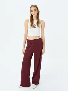 Koton Women Cotton Sleeveless Crop Top