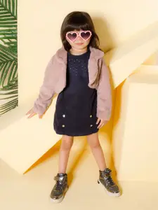 Peppermint Girls Embellished A-Line Dress