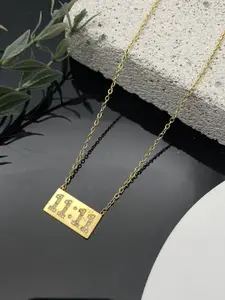 ANJNI CREATION Gold-Plated Necklace