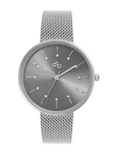 DressBerry Women Brass Dial & Straps Analogue Watch DB24-21B