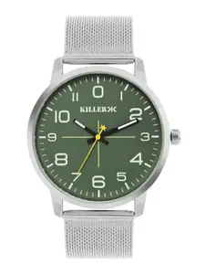 Killer Men Brass Dial & Straps Analogue Watch KL24-3C