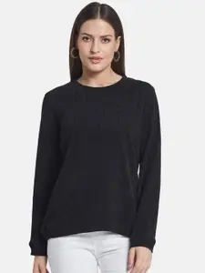 METTLE Women Round Neck Sweatshirt