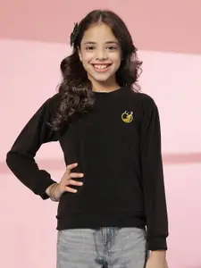 Albion By CnM Girls Woollen Pullover with Applique Detail