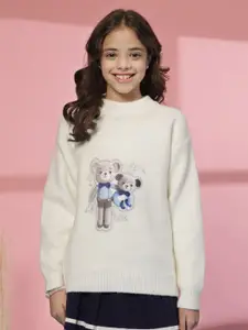 Albion By CnM Girls Embroidered Pullover Sweaters