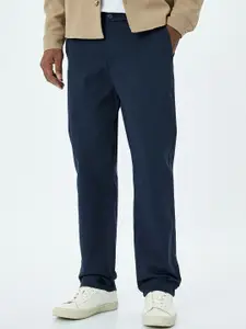 Koton Men Regular Fit Mid-Rise Trousers