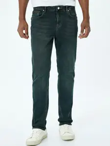 Koton Men Slim Fit Mid-Rise Trousers