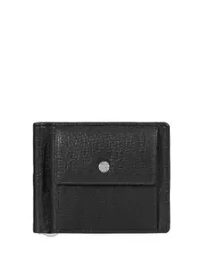 Eske Men Textured Leather Money Clip