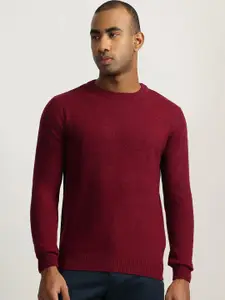 Iconic Men Round Neck Woollen Pullover Sweater