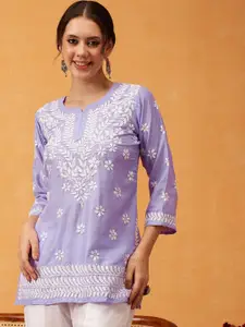 ADA Ethnic Motifs Embroidered Thread Work Thread Work Kurti