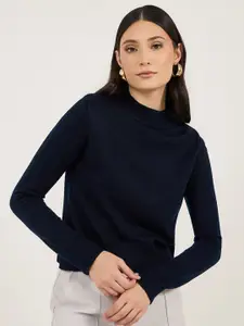 Styli Women High Neck Fitted Sweater