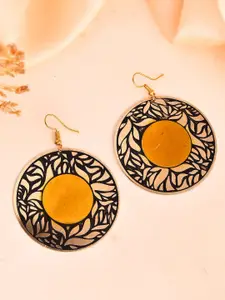 Silvermerc Designs Leaf Shaped Drop Earrings