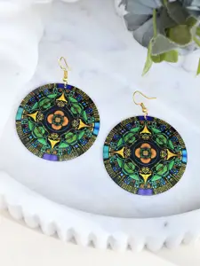 Silvermerc Designs Circular Shaped Drop Earrings