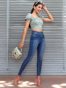 DressBerry Women Skinny Fit High-Rise Stretchable Jeans