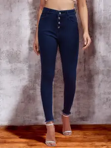 DressBerry Women Skinny Fit High-Rise Stretchable Jeans