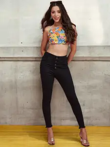 DressBerry Women Skinny Fit High-Rise Stretchable Jeans