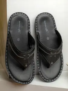 Aerowalk Men Solid Slip-On Flip Flops