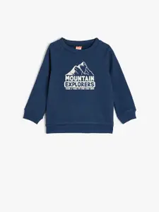 Koton Boys Printed Pullover Sweatshirt