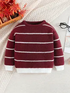 LULU & SKY Boys Striped Pullover