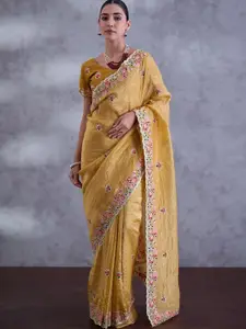 Saree mall Women Embroidered Tissue Sarees