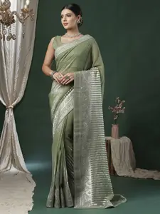 Anouk Embellished Beads and Stones Saree