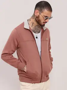 SHOWOFF Men Cotton Mock Collar Sweatshirt