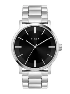 Timex Men Brass Dial & Bracelet Style Straps Reset Time Analogue Watch TWHG35SMU07