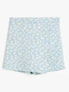Koton Girls Floral Printed Shorts